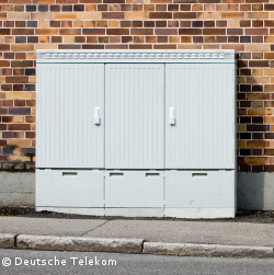 Wo so ein DSL-Multifunktionsgehäuse steht, gibt es breitbandiges Internet